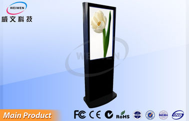 42 اینچ صفحه نمایش لمسی علامت های دیجیتال ایستاده کیوسک صفحه نمایش LCD برای فرودگاه / بانک