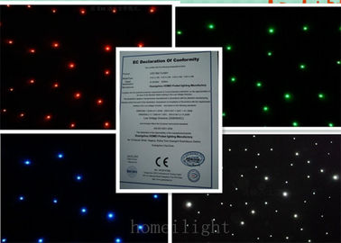 RGBW Christamas LED ستاره چشمک زن پارچه با سبک، انعطاف پذیر صفحه نمایش LED