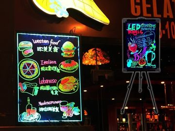 فروشگاه تبلیغات LED نوشتن تابلوهای تبلیغاتی SMD پر رنگ برای رستوران
