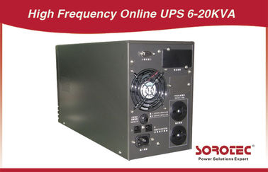 ال سی دی RS232 SNMP تک فاز 60Hz پر فرکانس آنلاین UPS 6 - 10kva برای کامپیوتر، مخابرات