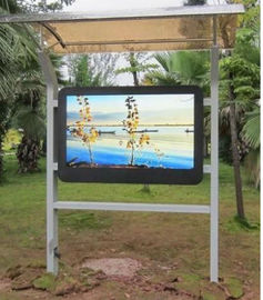 ایستگاه اتوبوس / پلازا 42 اینچ آندروید در فضای باز علامت های دیجیتال تبلیغاتی پلیر
