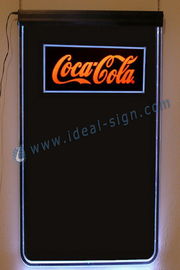 اکریلیک مهتابی LED نوشتن بنگاه / روشن هیئت مدیره منو با کوکا کولا لوگو
