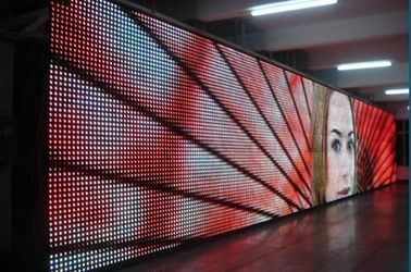 کامل رنگ HD انعطاف پذیر LED پرده دیوار P20 در فضای باز چراغ صفحه نمایش صفحه نمایش