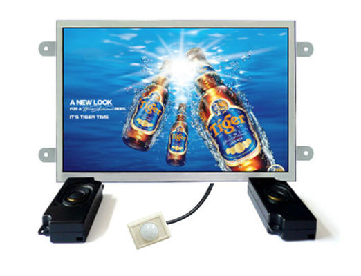 10.1in TFT LCD علامت های دیجیتال صفحه نمایش صفحه نمایش 1080P با سنسور حرکت