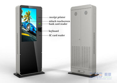 42 اینچ ایستاده به تنهایی ایستاده رایگان کیوسک LCD سیگنال پخش دیجیتال پخش
