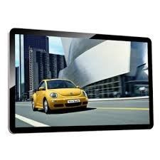 پارچه مغازه ها 32 &quot;وال علامت های دیجیتال تابع USB نصب شده برای تبلیغات است
