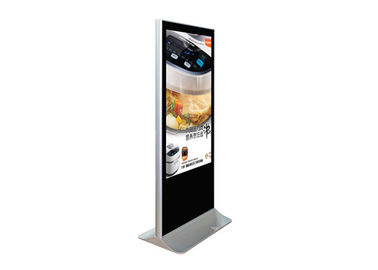 55 &#39;&#39; پایه داخل سالن تنها علامت های دیجیتال Kiosk برای تعریف مترو / لابی / سینما بالا
