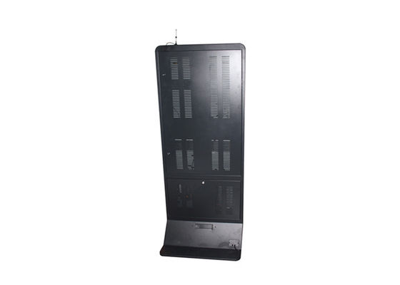 47 &quot;کج تنهایی علامت های دیجیتال / طبقه ایستاده ال سی دی های تبلیغاتی بستر های نرم افزاری HDMI