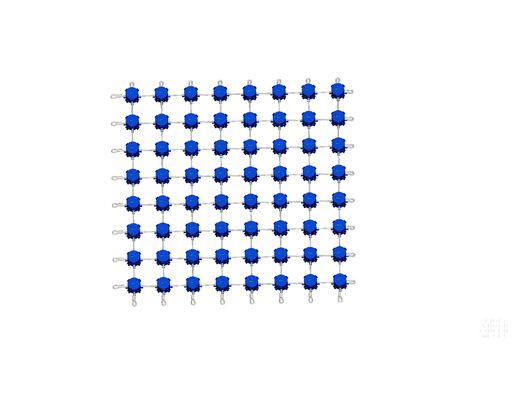 انعطاف پذیر صفحه نمایش LED PH100mm غوطه فضای باز به رهبری نشانه ها برای ساخت و ساز نورپردازی