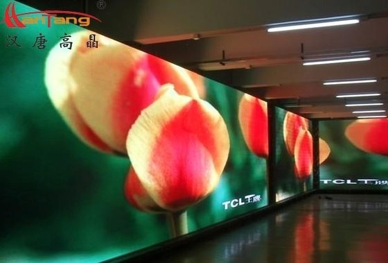 اجاره در داخل سالن چراغ صفحه نمایش پنل انعطاف پذیر LED با 16mm پیکسل پیچ