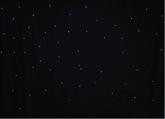 RGBW Christamas LED ستاره چشمک زن پارچه با سبک، انعطاف پذیر صفحه نمایش LED