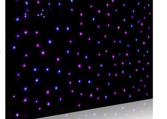 RGBW Christamas LED ستاره چشمک زن پارچه با سبک، انعطاف پذیر صفحه نمایش LED