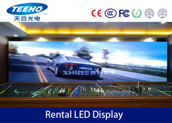 کامل رنگ P5 اجاره صفحه نمایش LED برای داخل سالن، چراغ ویدئو صفحه نمایش 50 - 60Hz قدرت