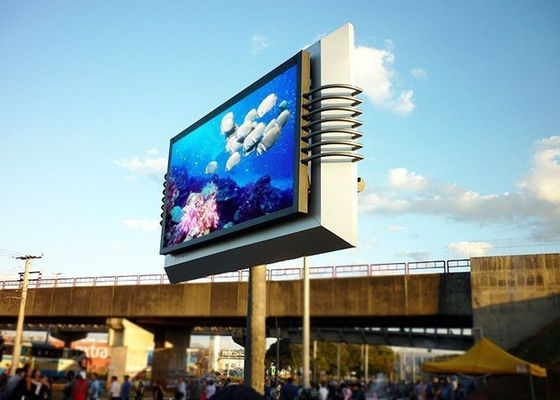 روشنایی بالا صفحه نمایش LED 8000CD P14 تبلیغات روی صفحه نمایش LED ضد آب 2R1G1B