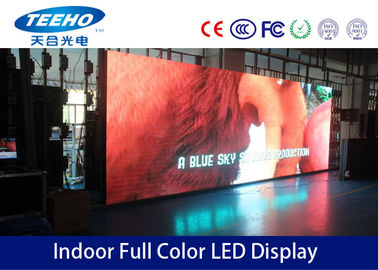 اجاره کامل رنگ داخل سالن تبلیغات LED صفحه نمایش صفحه نمایش 1R1G1B P7.62، 1000Hz در