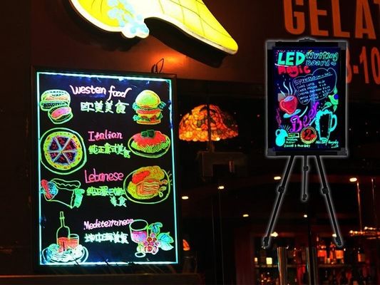 فروشگاه تبلیغات LED نوشتن تابلوهای تبلیغاتی SMD پر رنگ برای رستوران