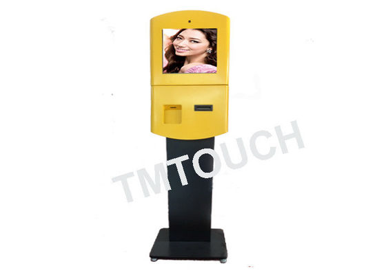 19inch علامت های دیجیتال اینترنتی wayfinding در کیوسک با کارت خوان / چاپگر / اسکنر