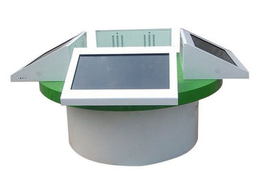 19 &quot;LCD دسکتاپ تعاملی همه در یک میز کار برای خدمات مالی