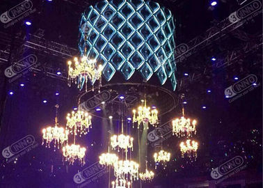فوق العاده نازک تاشو LED صفحه نمایش P8.9mm 3000cd / ㎡ فضای باز / داخلی ها سبک