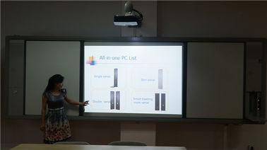 طراحی دو طرفه انگشت لمسی سیستم تخته سفید تعاملی HDMI هوشمند آموزش و پرورش با جوهر قلم
